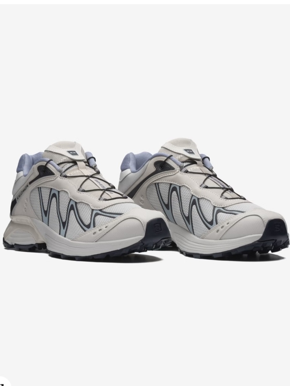 Salomon XT-WHISPER Lunar Rock / Silver Cloud Sneakers Limited Edition NIB US 6.5 - Picture 3 of 9